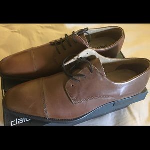 Claiborne Dress Shoes Size 10.5 Men’s Cognac NWT